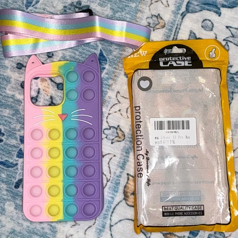 Rainbow Cat iPhone 13 Pro Max Case